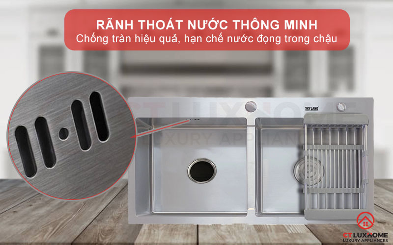 Lỗ thoát nước chống tràn hiệu quả