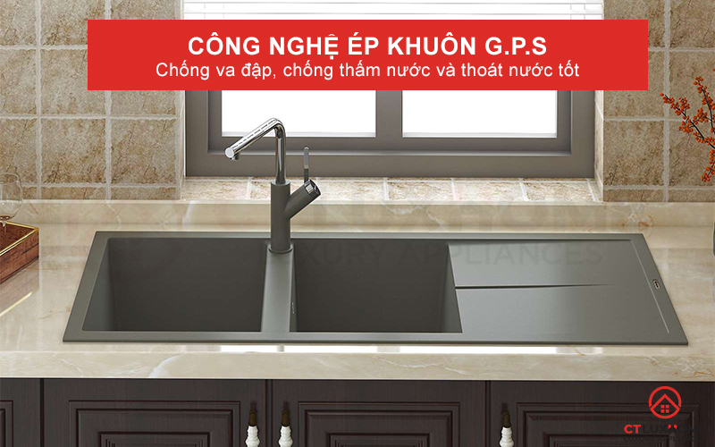 Khả năng chống va đập tốt nhờ công nghệ ép khuôn G.P.S