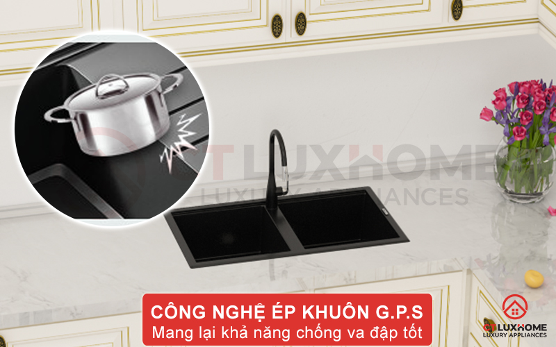 Khả năng chống va đập tốt nhờ công nghệ ép khuôn G.P.S