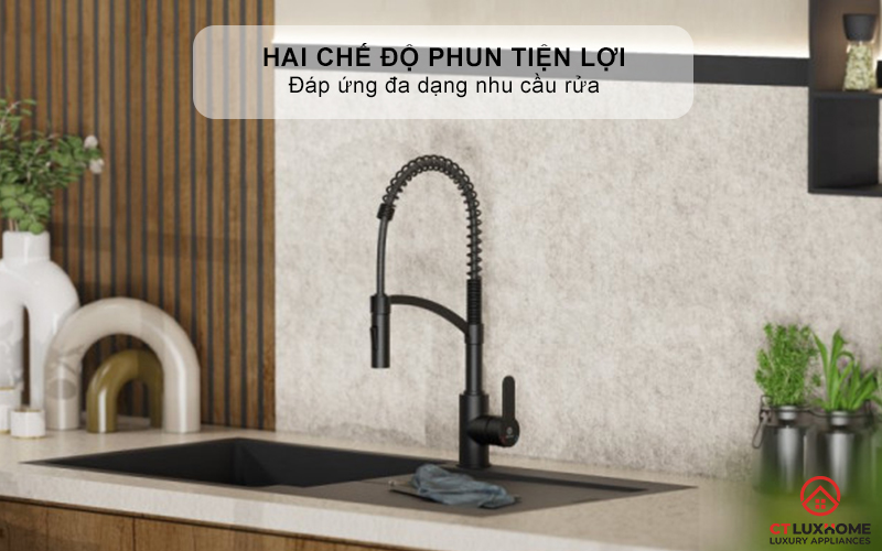 Tùy chọn hai chế độ phun tiện lợi