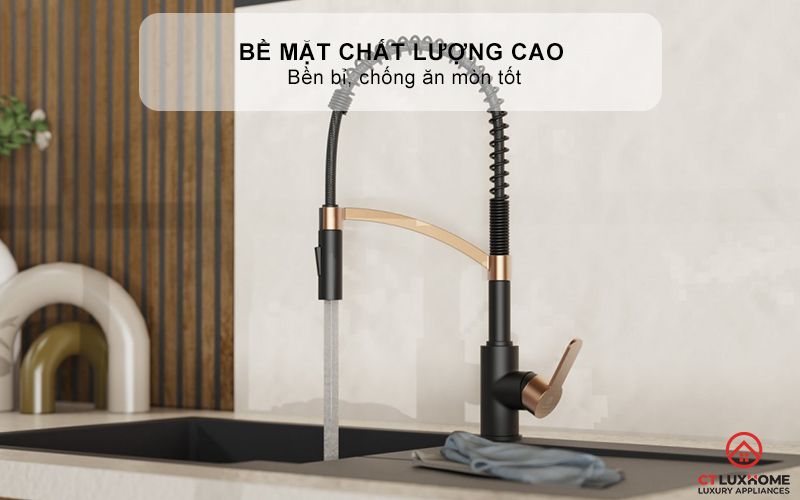 Bề mặt hoàn thiện bền bỉ, chống ăn mòn tốt