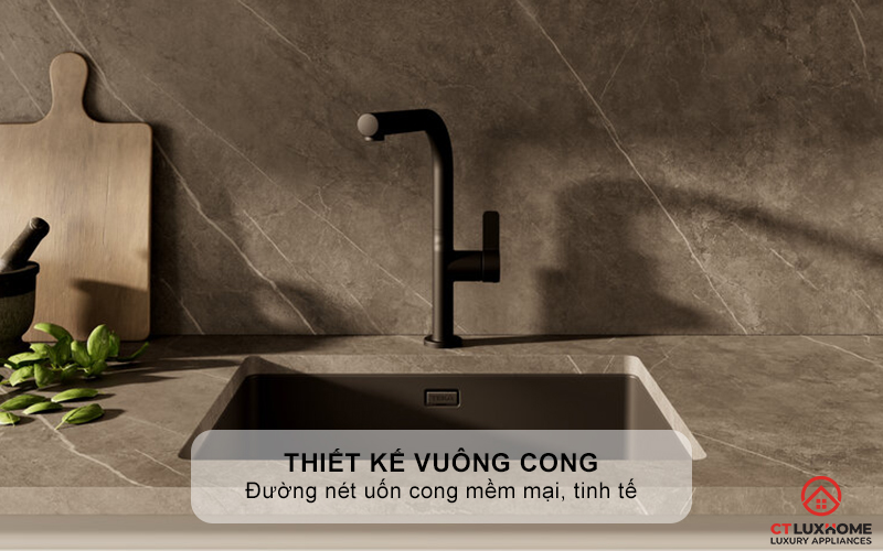 Thiết kế kế vuông cong sang trọng 