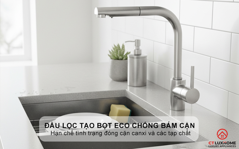 Đầu lọc tạo bọt Eco chống bám cặn