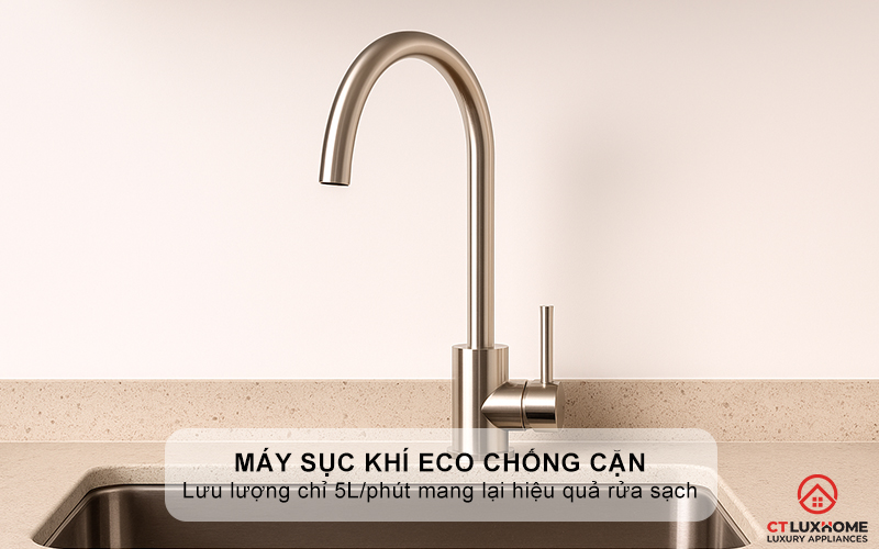 Máy sục khí Eco chống cặn