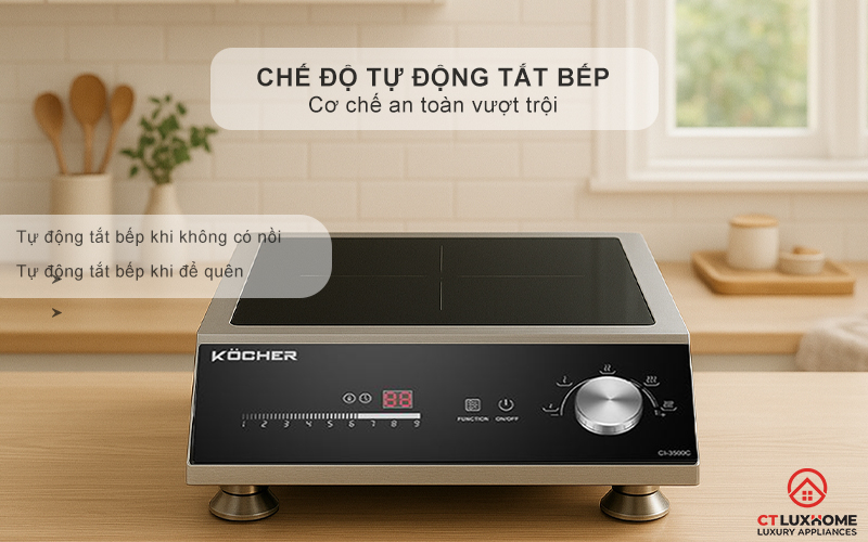 BẾP ĐIỆN TỪ CÔNG NGHIỆP KOCHER CI-5000W CI5000W 11