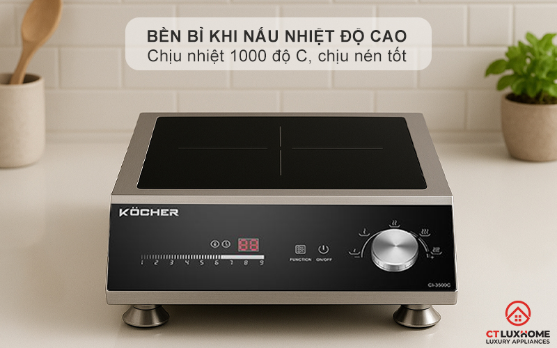 BẾP ĐIỆN TỪ CÔNG NGHIỆP KOCHER CI-5000W CI5000W 4
