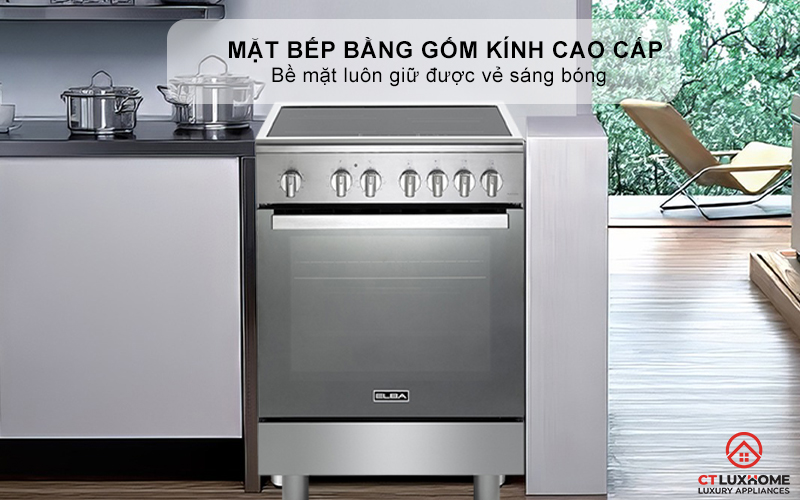 BẾP GAS KẾT HỢP LÒ NƯỚNG   CXX 664 IML ELBA 60CM CXX664IML 2