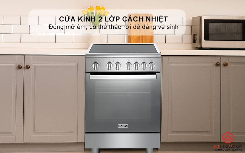 BẾP GAS KẾT HỢP LÒ NƯỚNG   CXX 664 IML ELBA 60CM CXX664IML 6