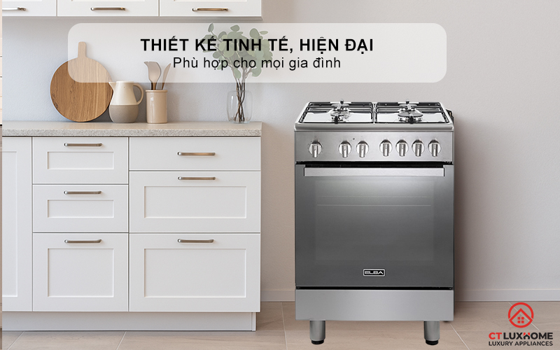 BẾP GAS KẾT HỢP LÒ NƯỚNG CXX 664 MLVN ELBA 60CM CXX664MLVN 1