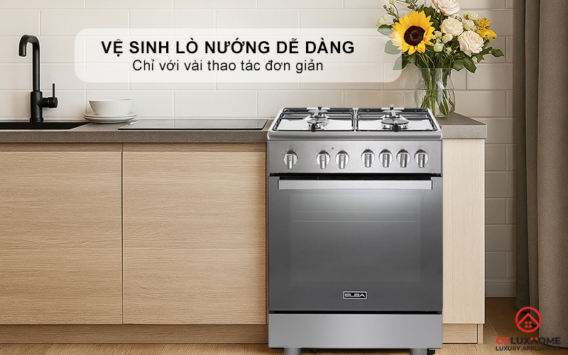 BẾP GAS KẾT HỢP LÒ NƯỚNG CXX 664 MLVN ELBA 60CM CXX664MLVN 11