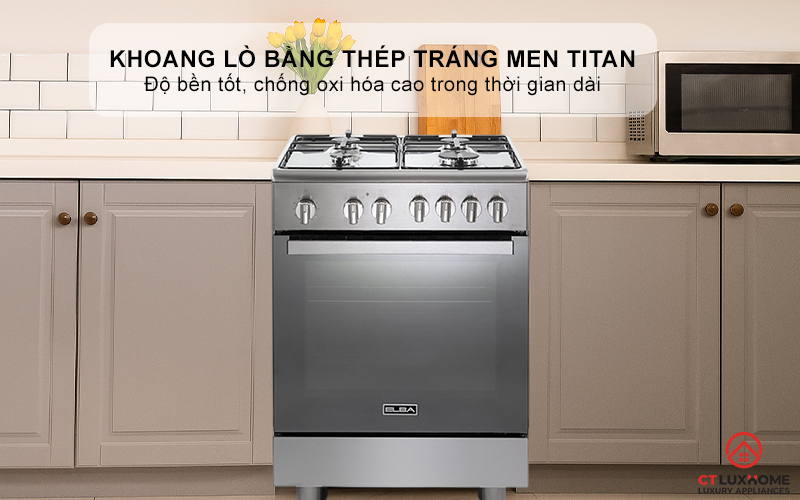 BẾP GAS KẾT HỢP LÒ NƯỚNG CXX 664 MLVN ELBA 60CM CXX664MLVN 7