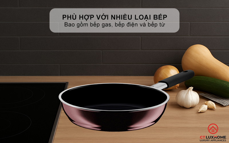 Phù hợp với nhiều loại bếp
