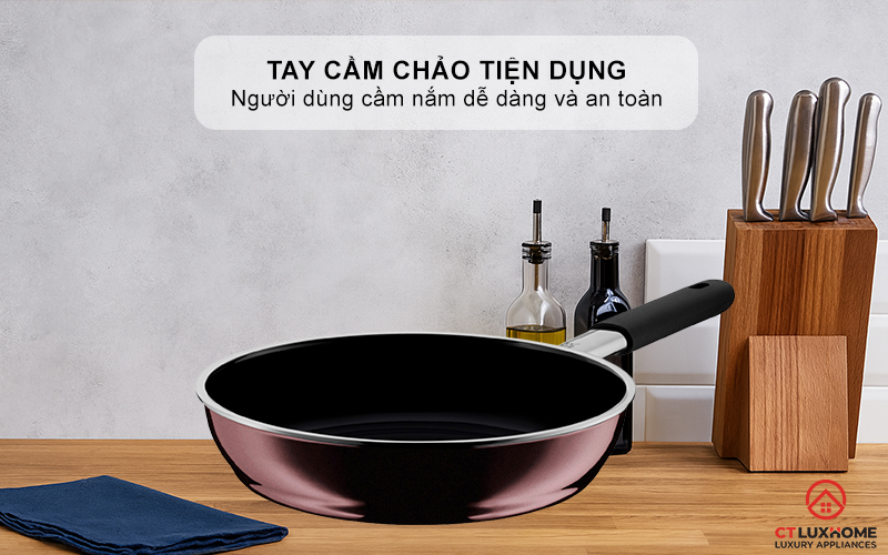 Tay cầm chảo an toàn và tiện dụng