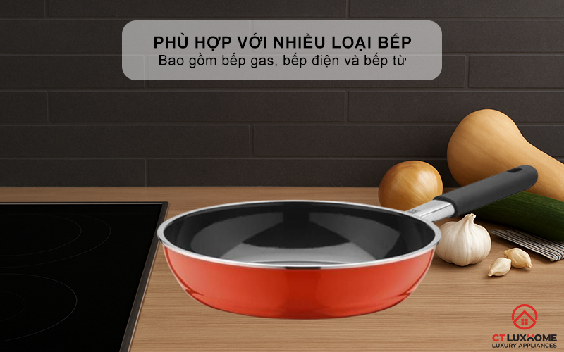 Phù hợp với nhiều loại bếp