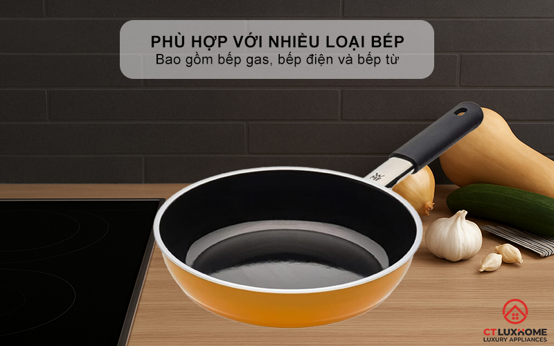 Phù hợp với nhiều loại bếp