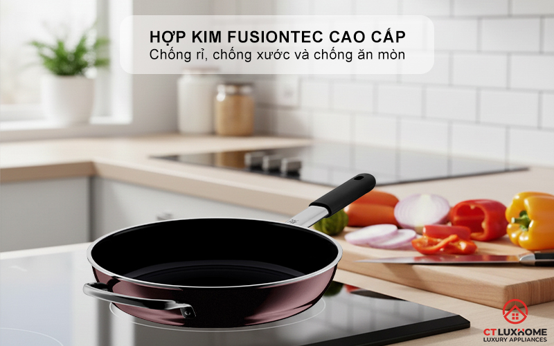 Chất liệu hợp kim Fusiontec cao cấp, bền bỉ, an toàn và tiện lợi