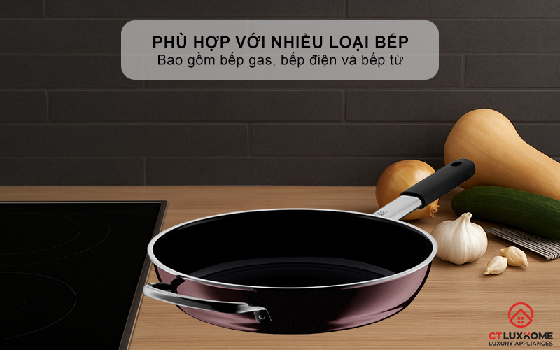 Phù hợp với nhiều loại bếp