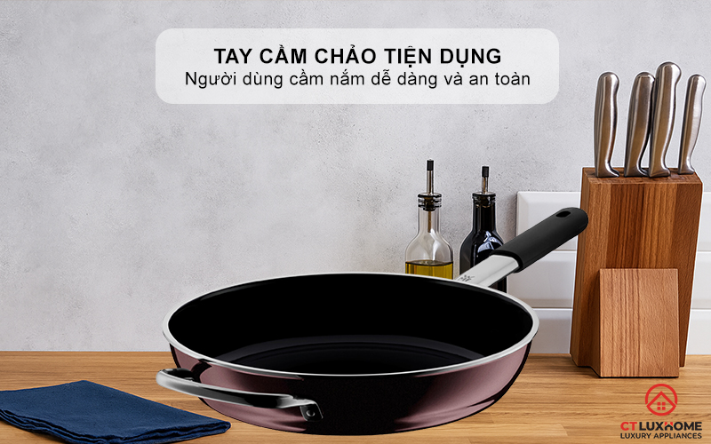 Tay cầm chảo an toàn và tiện dụng