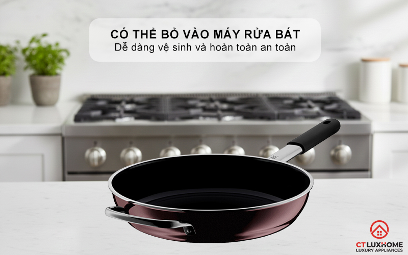 Dễ dàng vệ sinh, có thể bỏ vào máy rửa bát an toàn