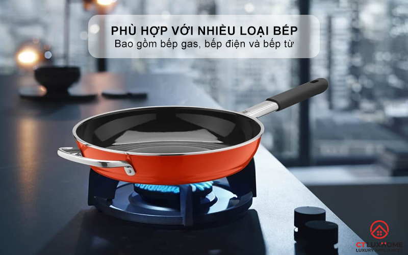 Phù hợp với nhiều loại bếp