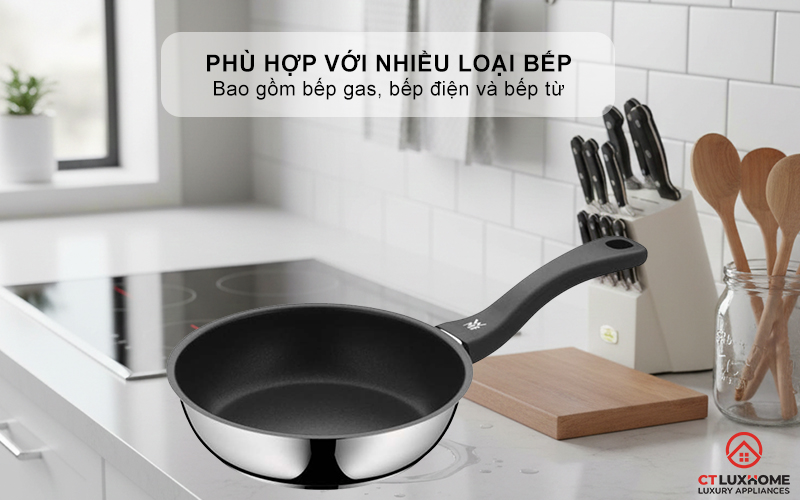 Phù hợp với nhiều loại bếp