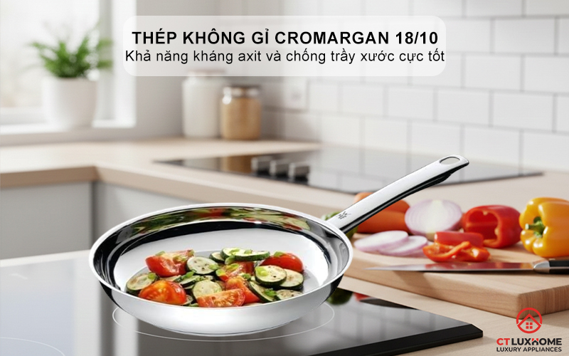 Chất liệu Cromargan chất lượng cao