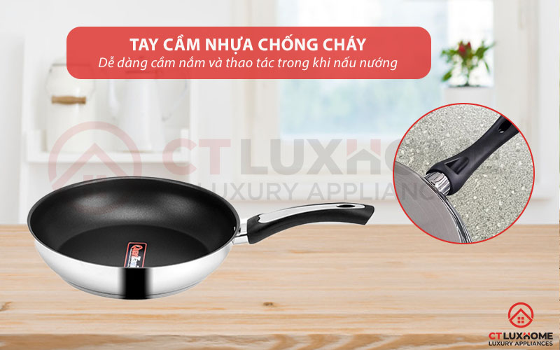 Tay cầm dài, nhựa chống cháy cách nhiệt