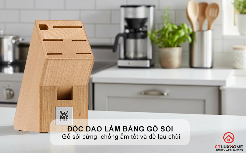 Đốc dao làm bằng gỗ sồi