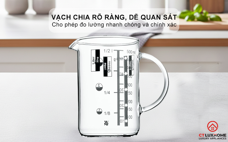 Vạch chia rõ ràng, dễ quan sát