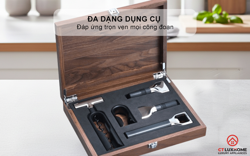 Đa dạng dụng cụ với đầy đủ chức năng