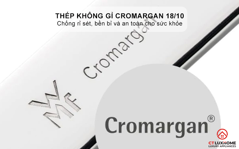 Chất liệu thép không gỉ Cromargan