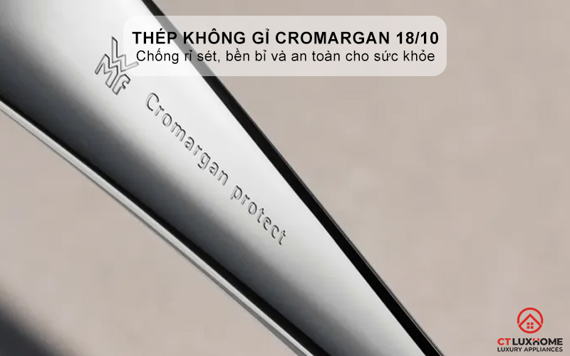 Chất liệu thép không gỉ Cromargan