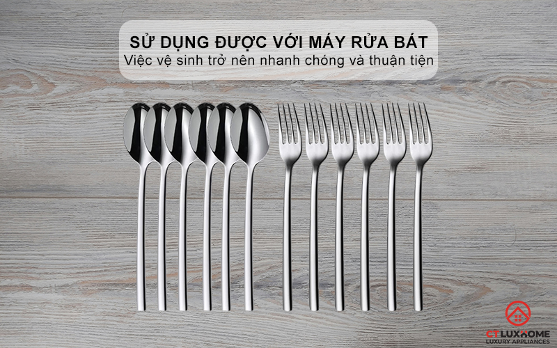 Sử dụng được với máy rửa bát