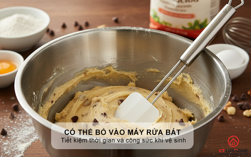 Có thể bỏ vào máy rửa bát an toàn