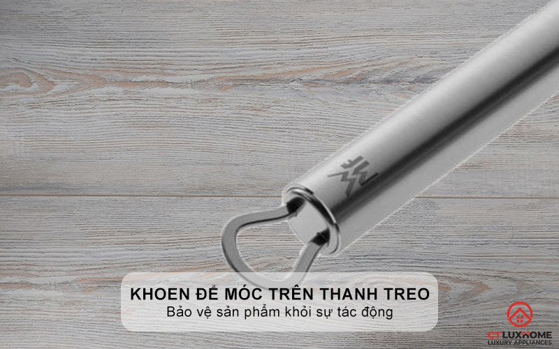 Khoen thực tế để lưu trữ trên thanh treo có móc