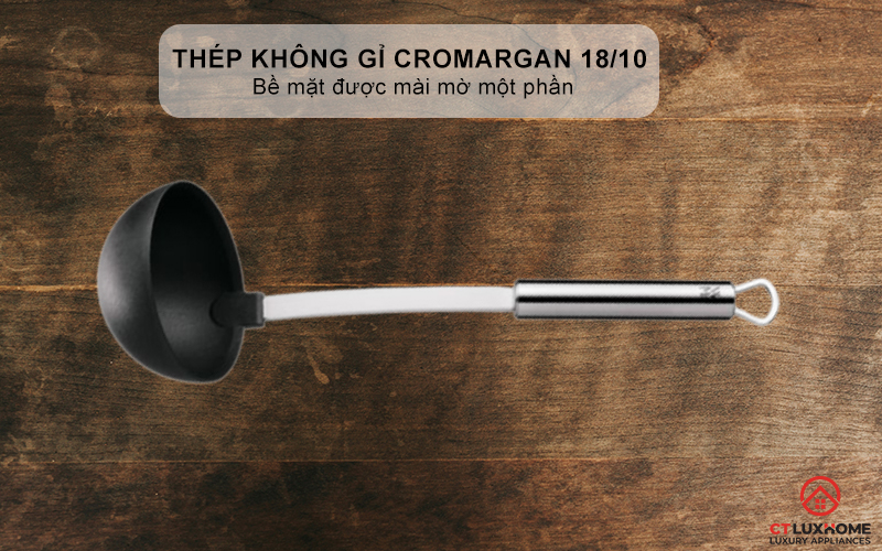 Chất liệu: Thép không gỉ Cromargan 18/10