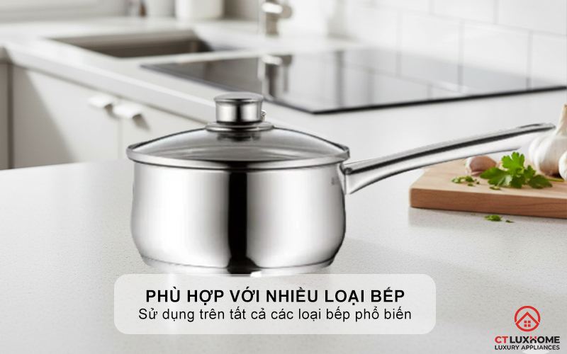 Phù hợp với nhiều loại bếp