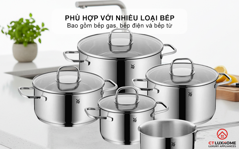 Phù hợp với nhiều loại bếp