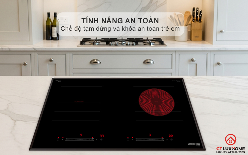 BẾP ĐIỆN TỪ 2 VÙNG NẤU KOCHER EI-221 EI221 11