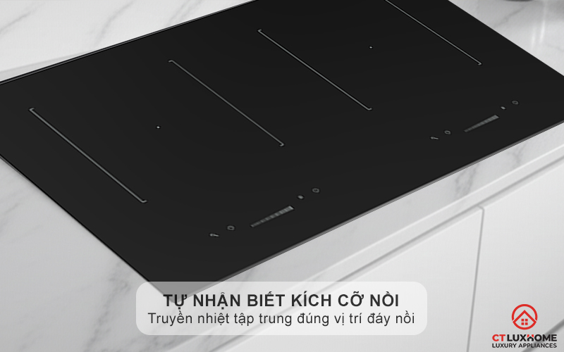 BẾP TỪ 2 VÙNG NẤU ÂM BÀN ELBA ELIO 71 00 MÀU ĐEN 4600W ELIO7100 5