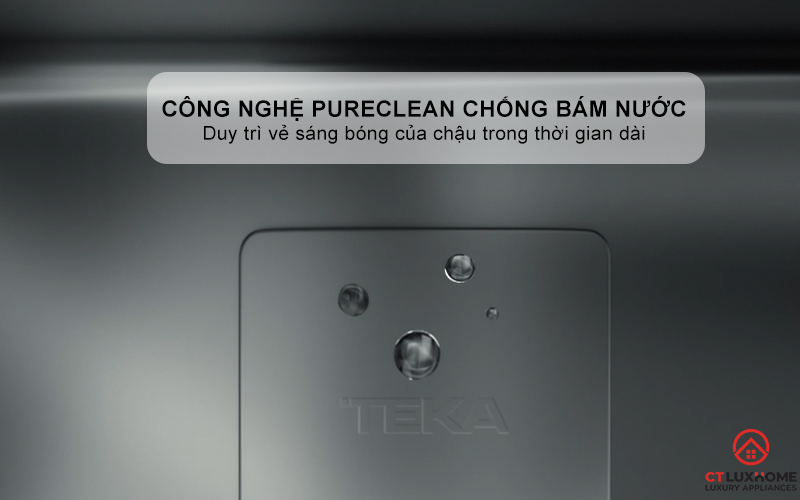 CHẬU RỬA BÁT INOX TEKA 1 HỐC RỬA FLEXLINEA RS15 50.40 PURECLEAN FLEXLINEARS155040PURECLEAN 4