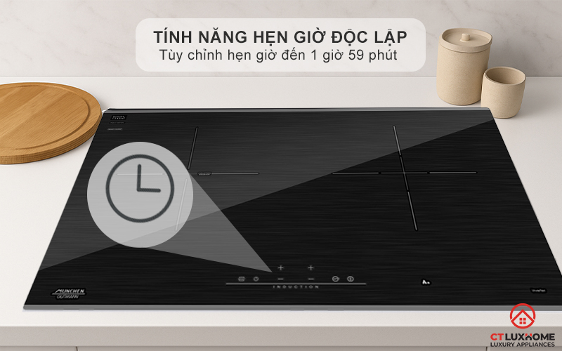 BẾP TỪ 2 VÙNG NẤU MUNCHEN GM2285 plus GM2285plus 8