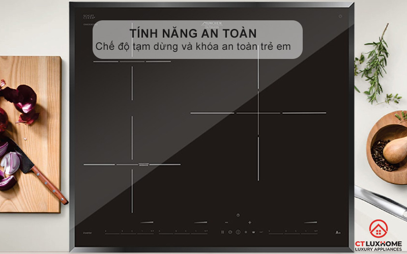 BẾP TỪ 3 VÙNG NẤU MUNCHEN GM3631 7300W 14