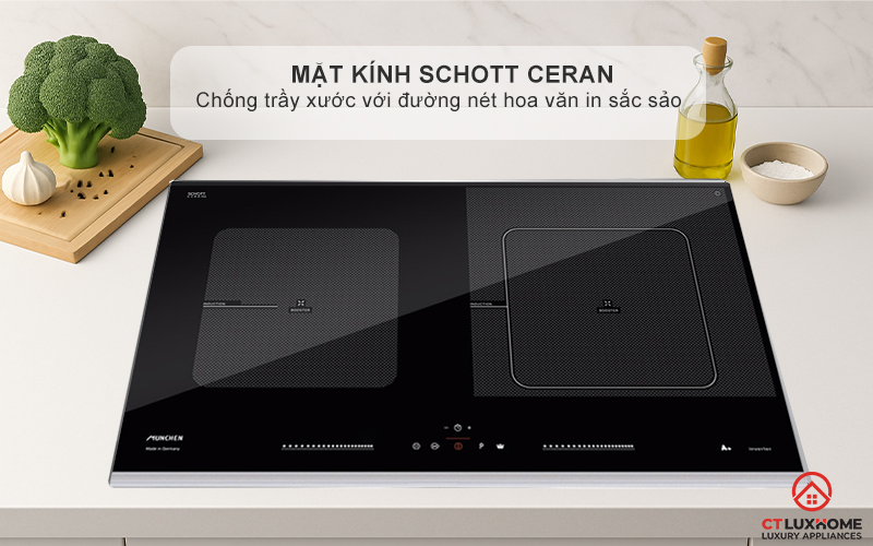 BẾP TỪ 2 VÙNG NẤU MUNCHEN GM8925 3700W 3