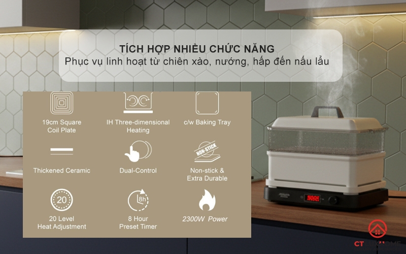 BẾP TỪ ĐA NĂNG GMC850 (All IN ONE) GMC850AllINONE 3