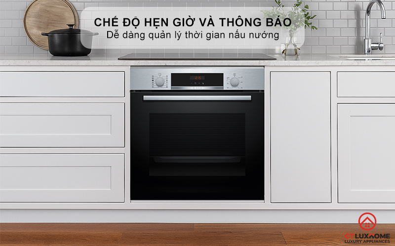 LÒ NƯỚNG KÈM HƠI NƯỚC BOSCH HQA574ES3 71L MÀU ĐEN 12