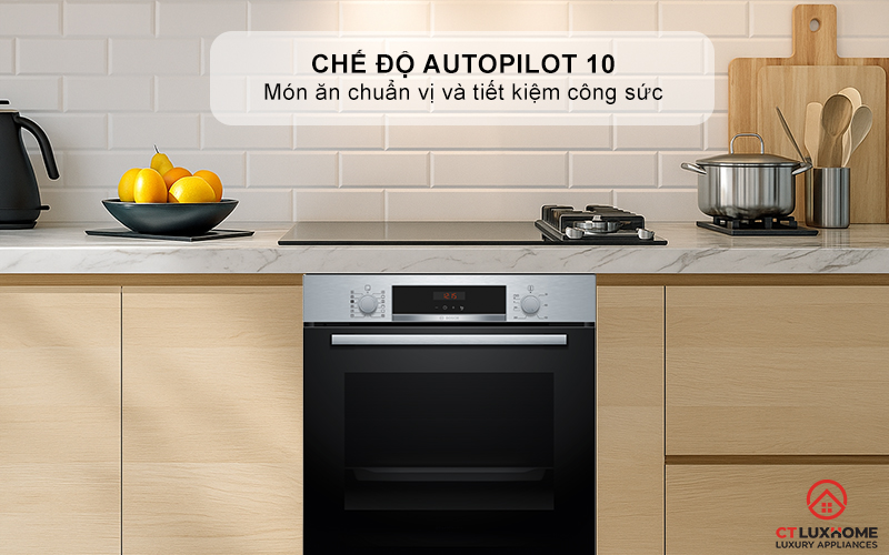 LÒ NƯỚNG KÈM HƠI NƯỚC BOSCH HQA574ES3 71L MÀU ĐEN 11