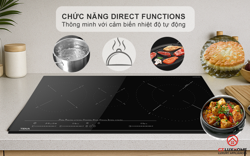 BẾP TỪ 3 VÙNG NẤU TEKA IZC 83620 MST BK  IZC83620MSTBK 5