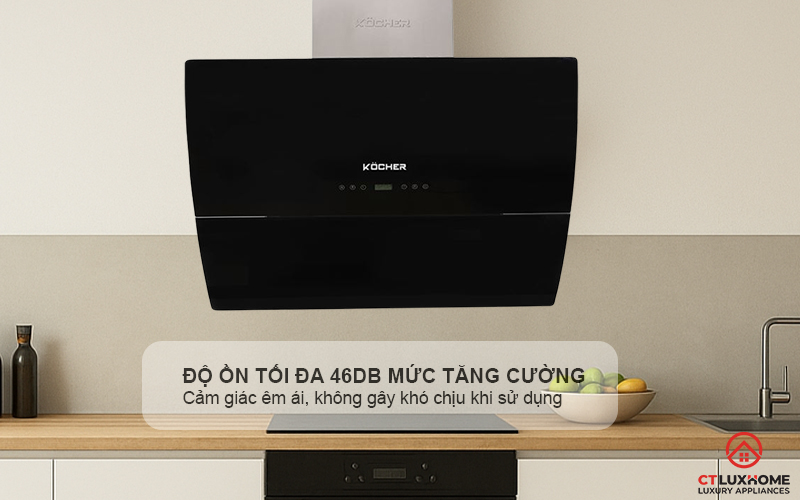 MÁY HÚT MÙI VÁT KÍNH NGHIÊNG KOCHER K-2080E NGANG 900MM K2080E 9