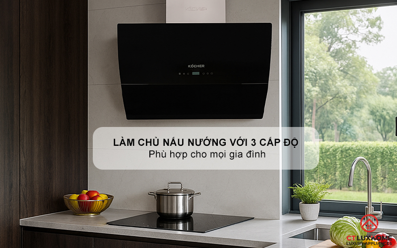 MÁY HÚT MÙI VÁT NGHIÊNG KOCHER K-2080E NGANG 700MM K2080E 7